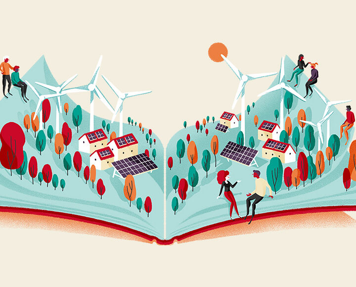 Visuel d’ambiance mobile lié au produit Responsabilité d’entreprise (RSE), marché Votre Banque